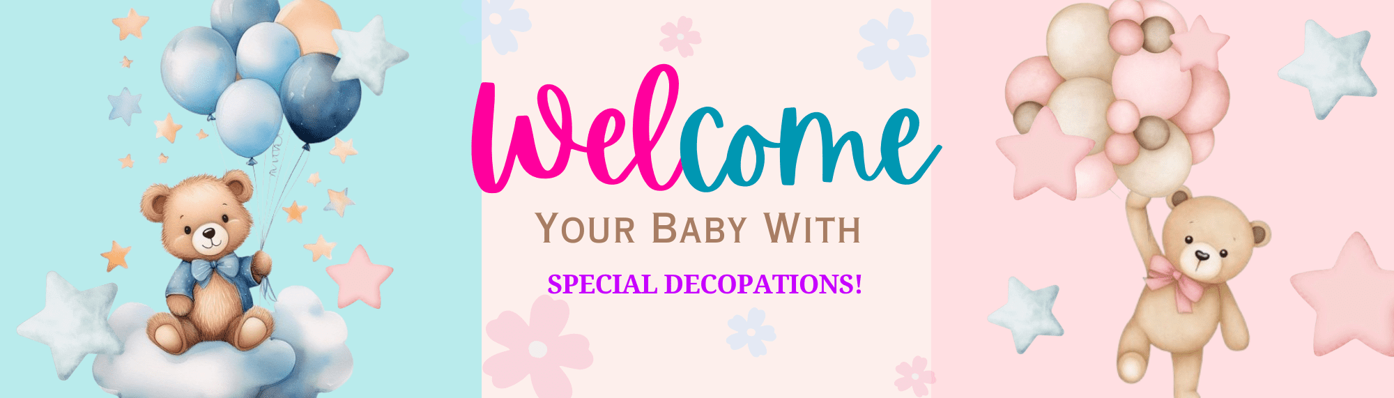 welcome baby boy and girl