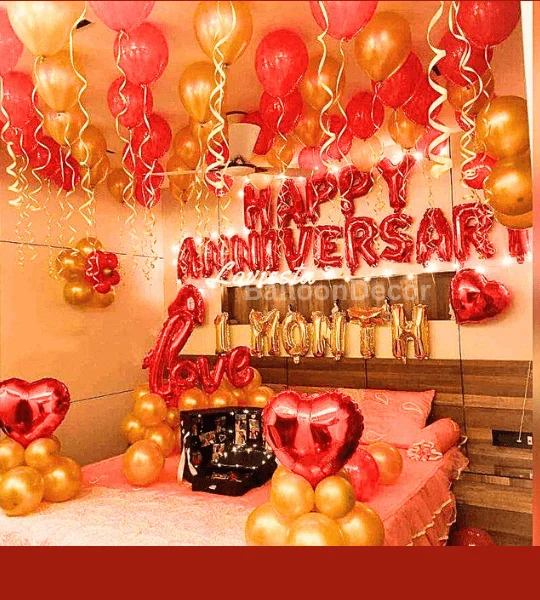 romantic room decoration for anniversary in ghaziabad