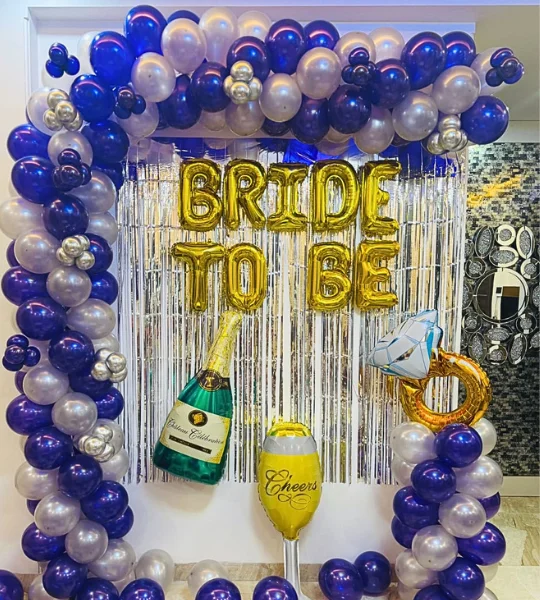 balloon arch bridal shower