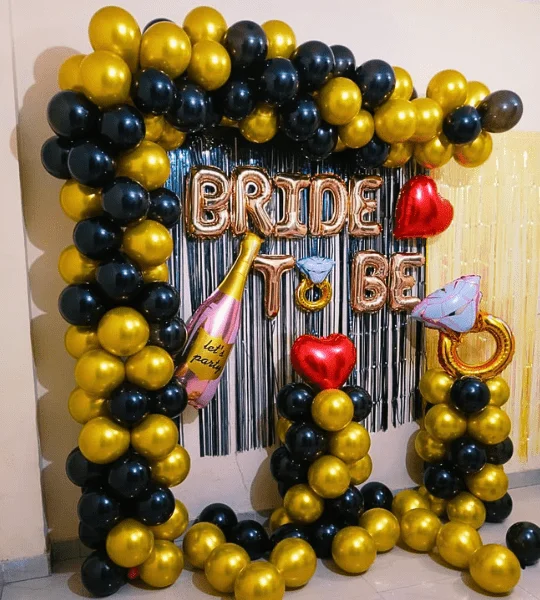bride to be arch wall decoration