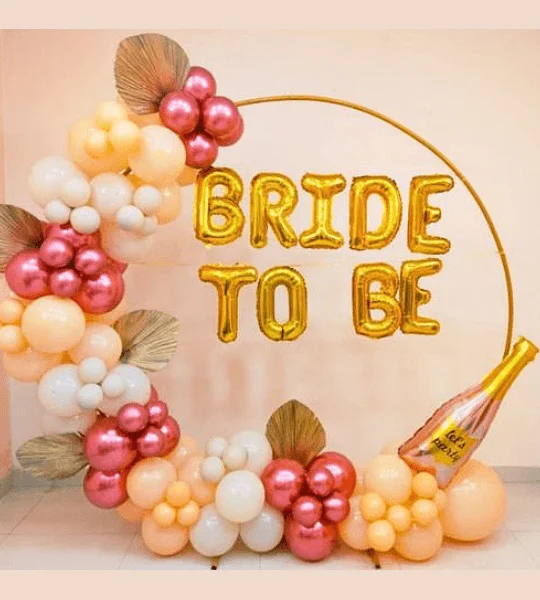 Ring foil bride to be ring decoration