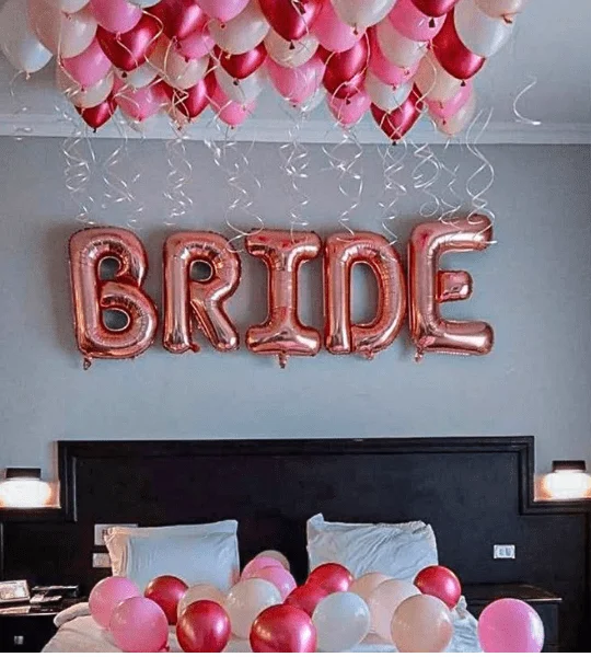 bride to be room decoration