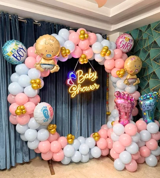 it's a boy & it's a girl baby shower decoration