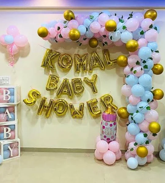 Baby shower arch decoration at home start from 1499