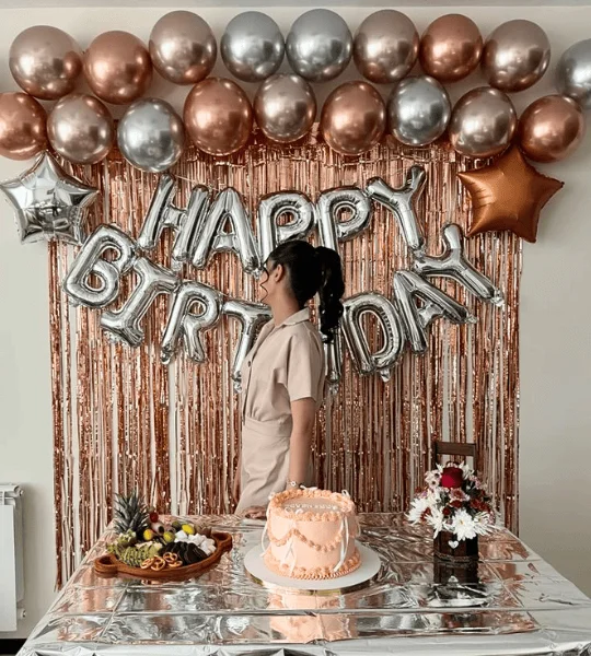 Birthday surprise decoration at home