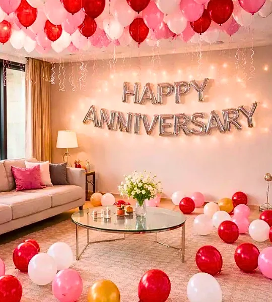 Romantic Anniversary decoration in Ghaziabad